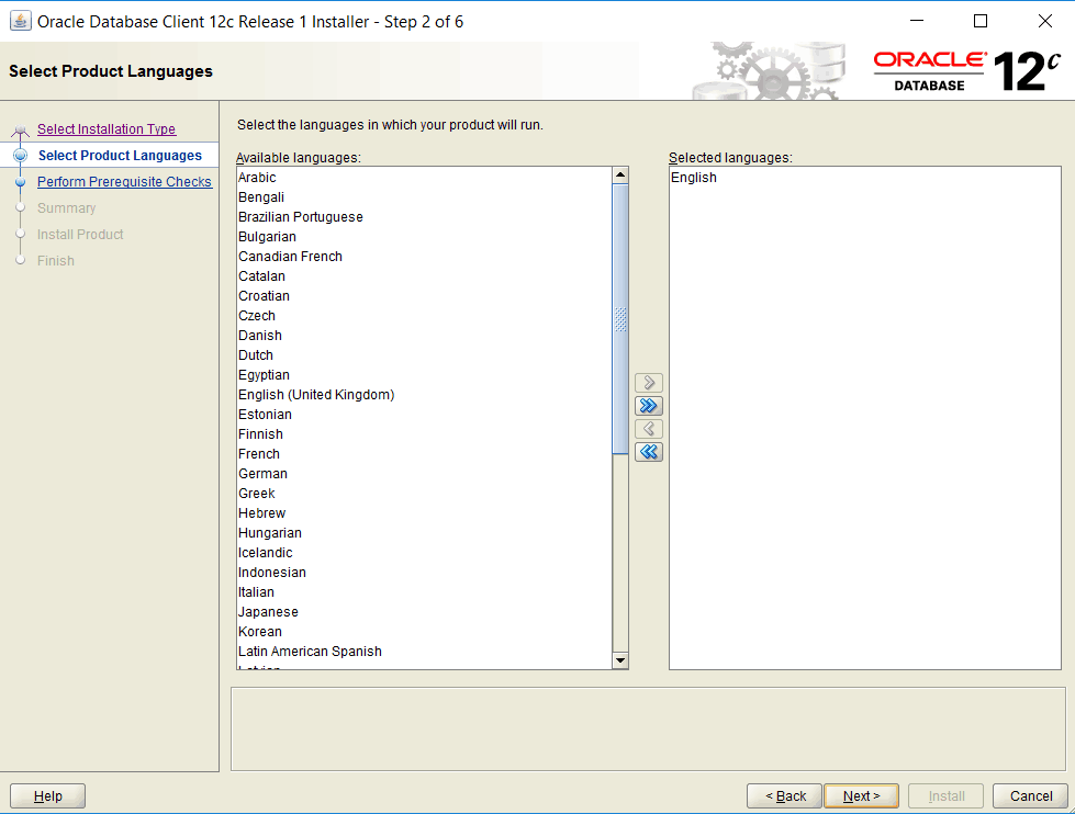 32 bit product languages