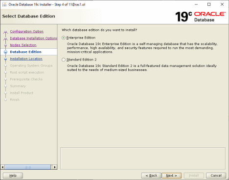 Cloning 19c Oracle Home Screenshot