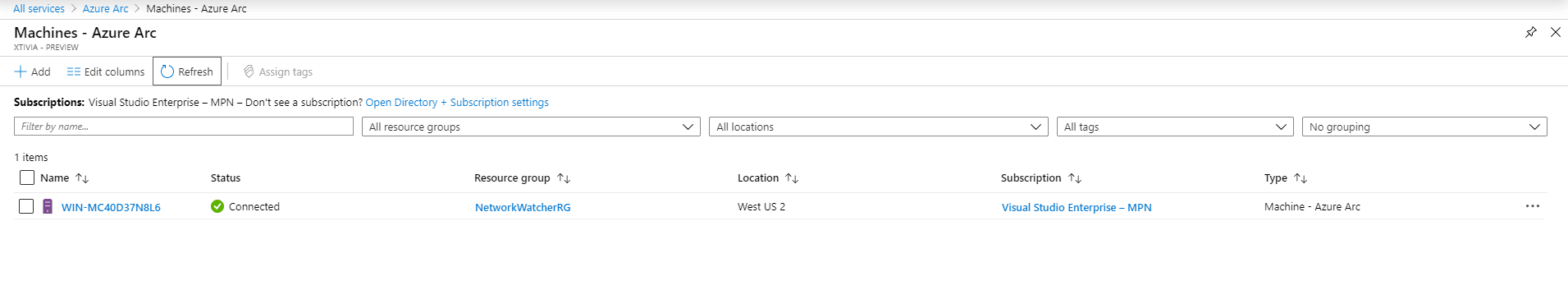 How to Install Agent for Hybrid Management via Azure Arc - on-premise server 19