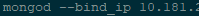 MongoDB WARNING This Server is bound to localhost - screenshot 2