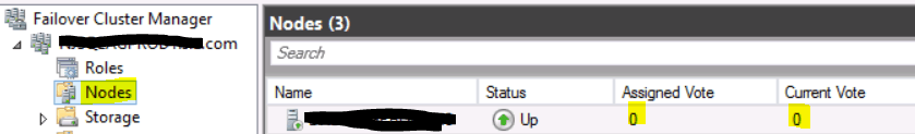 change node to nonvoting