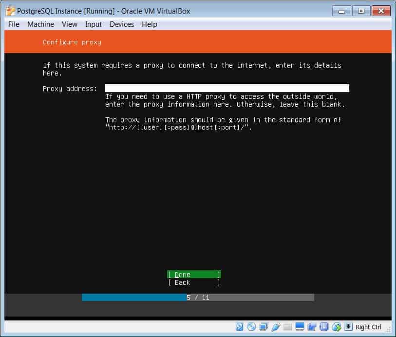 configure proxy