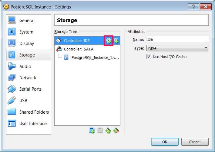 controller:IDE add optical drive