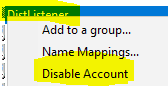 distlistener disable account